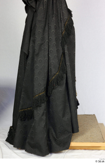  Photos Woman in Historical Dress 54 18th century Historical clothing black dress black skirt lower body 0007.jpg